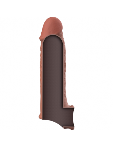 VIRILXL PENIS EXTENDER EXTRA COMFORT SLEEVE V9 BROWN