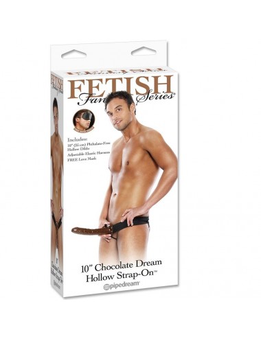 FETISH FANTASY CHOCOLATE DREAM HOLLOW STRAP-ON