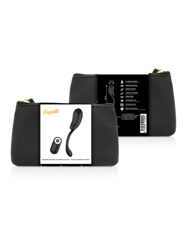 COQUETTE CHIC DESIRE VIBRATING EGG REMOTE CONTROL RECHARGEABLE BLACK/ GOLD