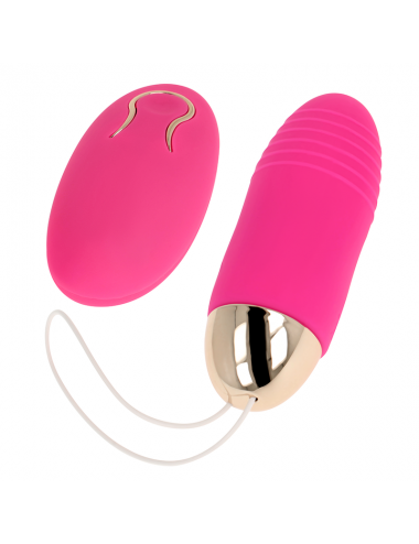 OHMAMA REMOTE CONTROL VIBRATING EGG 10 SPEEDS - PINK