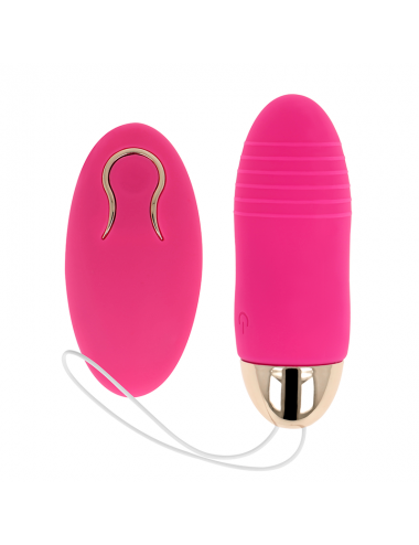 OHMAMA REMOTE CONTROL VIBRATING EGG 10 SPEEDS - PINK