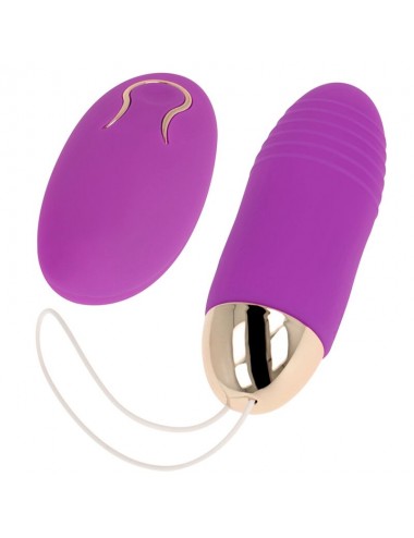 OHMAMA REMOTE CONTROL VIBRATING EGG 10 SPEEDS - PURPLE