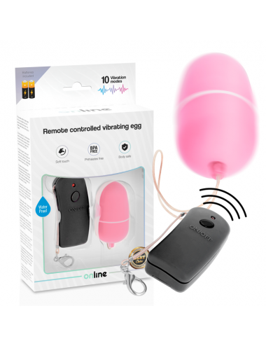 ONLINE REMOTE CONTROLLED VIBRATING EGG - BLACK