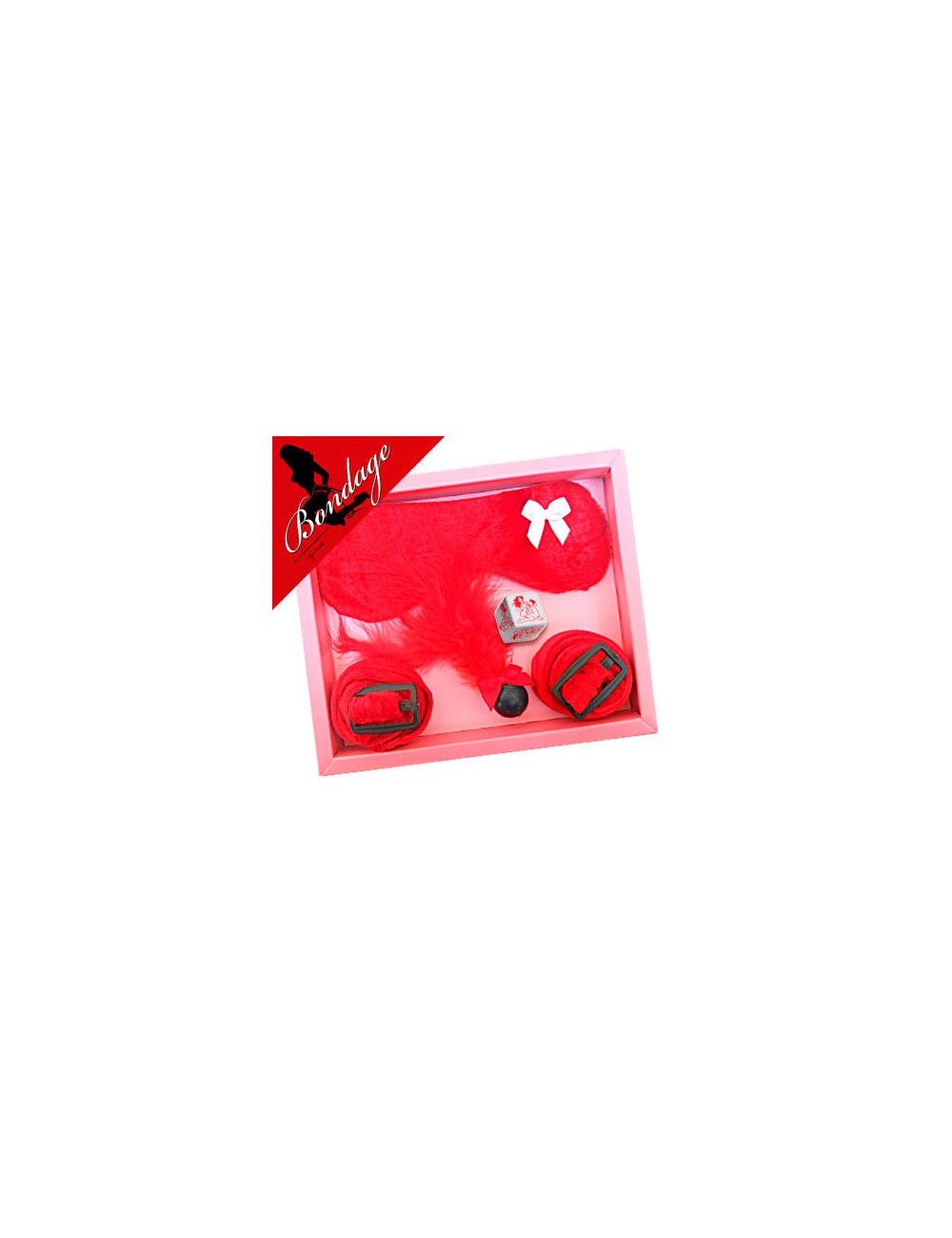 INEDIT RED BONDAGE ANTIFACE KIT