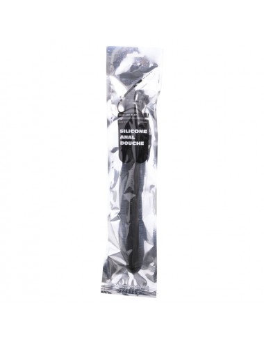 ALL BLACK SILICONE ANAL DOUCHE 27CM