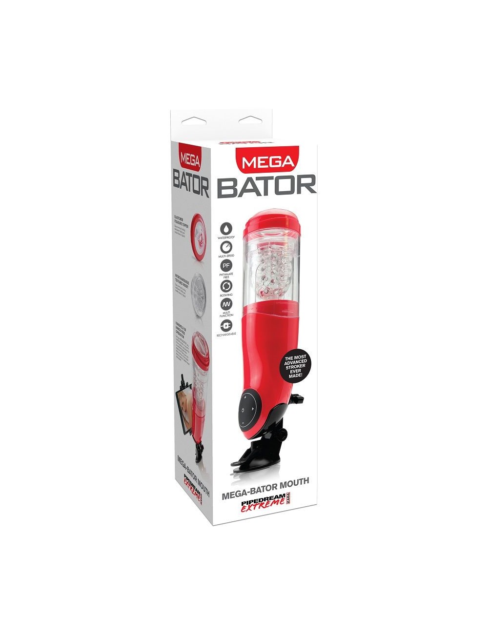 PDX MEGA BATOR MOUTH RED