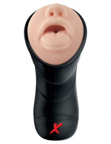 PDX ELITE - DEEP THROAT VIBRATING STROKER