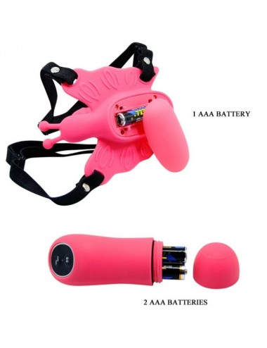 BAILE - ULTRA PASSIONATE REMOTE CONTROL BUTTERFLY HARNESS