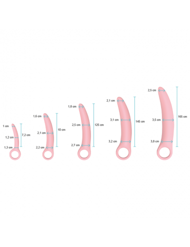 INTIMICHIC SILICONE DILATOR 5PCS