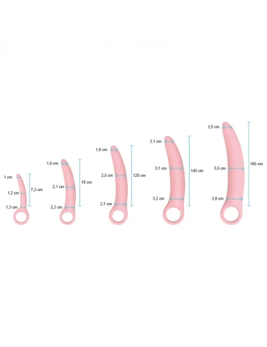 INTIMICHIC SILICONE DILATOR 5PCS