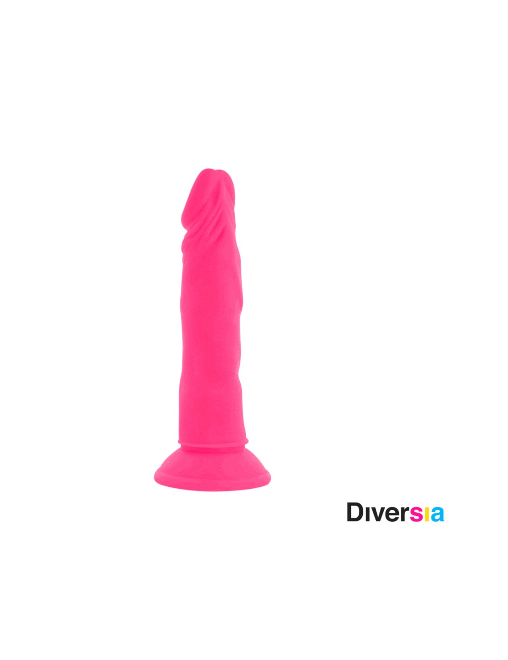 DIVERSIA FLEXIBLE VIBRATING DILDO 23 CM - PINK