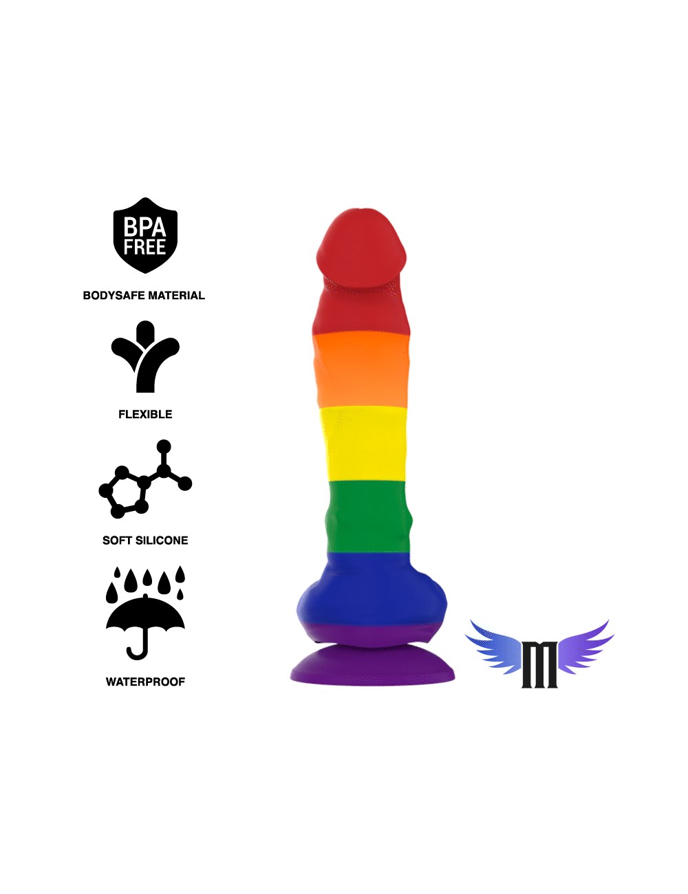 MYTHOLOGY COREY PRIDE DILDO M MYTHOLOGY COREY PRIDE DILDO M