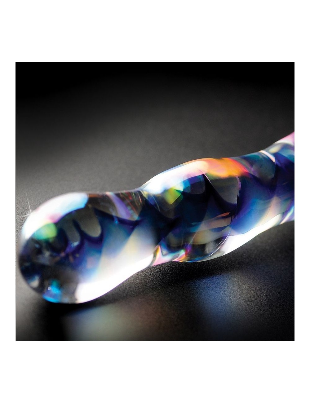 ICICLES NUMBER 8 HAND BLOWN GLASS MASSAGER ICICLES NUMBER 8 HAND BLOWN GLASS MASSAGER