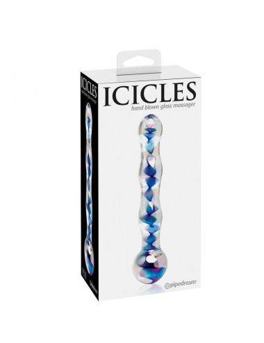 ICICLES NUMBER 8 HAND BLOWN GLASS MASSAGER