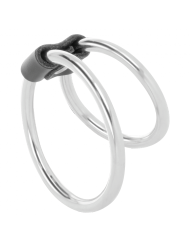 DARKNESS DOUBLE METAL RING  PENIS