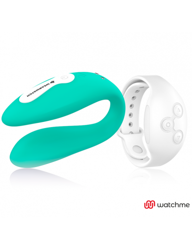 WEARWATCH DUAL PLEASURE  WIRELESS TECHNOLOGY WATCHME AQUAMARINE / SNOWY