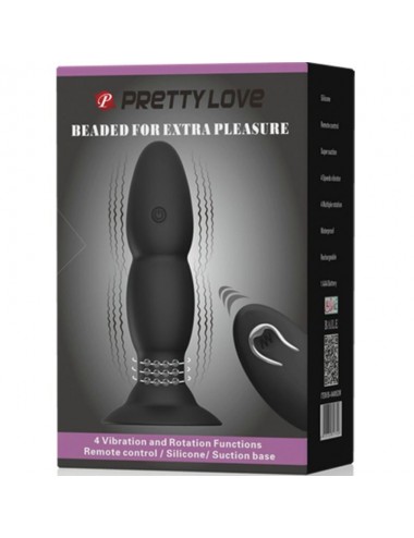 PRETTY LOVE - PLUG VIBRATOR AND ROTATION BY REMOTE CONTROL