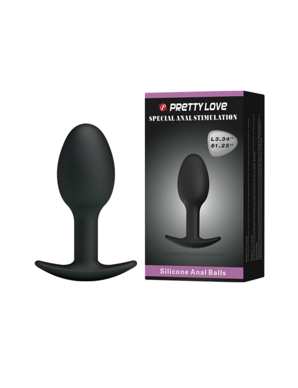 PRETTY LOVE ERGONOMIC SILICONE ANAL PLUG ANCHOR DESIGN 6.5 CM BLACK PRETTY LOVE ERGONOMIC SILICONE ANAL PLUG ANCHOR DESIGN 6.5 CM BLACK