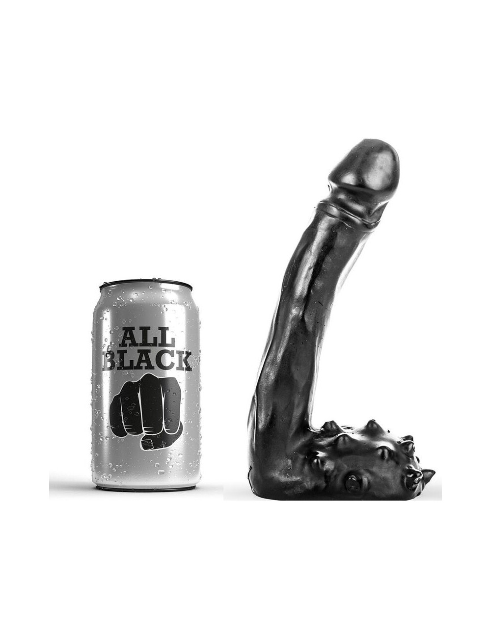 ALL BLACK DILDO 19CM ALL BLACK DILDO 19CM