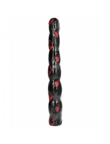 ALL BLACK ANAL DILDO 32CM