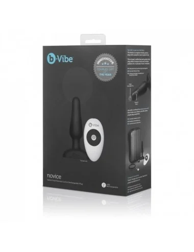 B-VIBE - NOVICE REMOTE CONTROL ANAL PLUG BLACK