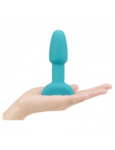 B-VIBE - RIMMING REMOTE CONTROL ANAL PLUG PETITE TEAL