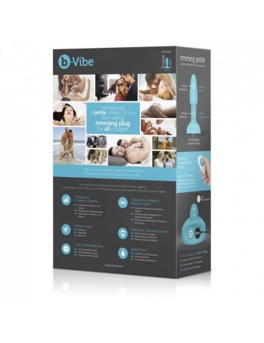 B-VIBE - RIMMING REMOTE CONTROL ANAL PLUG PETITE TEAL