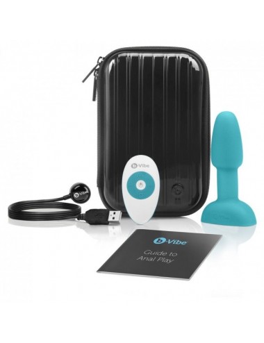 B-VIBE - RIMMING REMOTE CONTROL ANAL PLUG PETITE TEAL