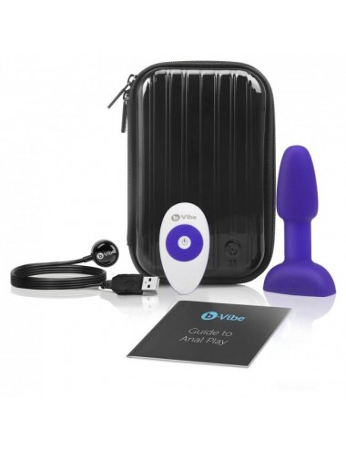 B-VIBE - RIMMING REMOTE CONTROL ANAL PLUG PETITE LILAC