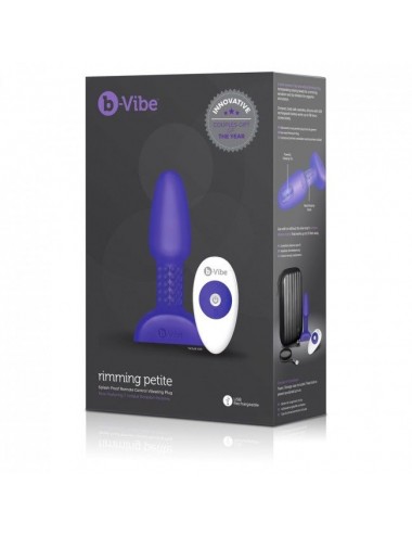 B-VIBE - RIMMING REMOTE CONTROL ANAL PLUG PETITE LILAC