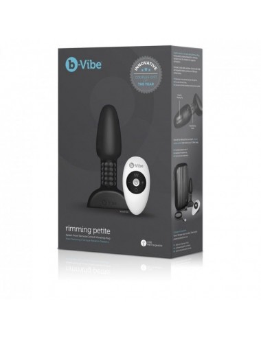 B-VIBE  RIMMING PETITE REMOTE CONTROL PLUG BLACK