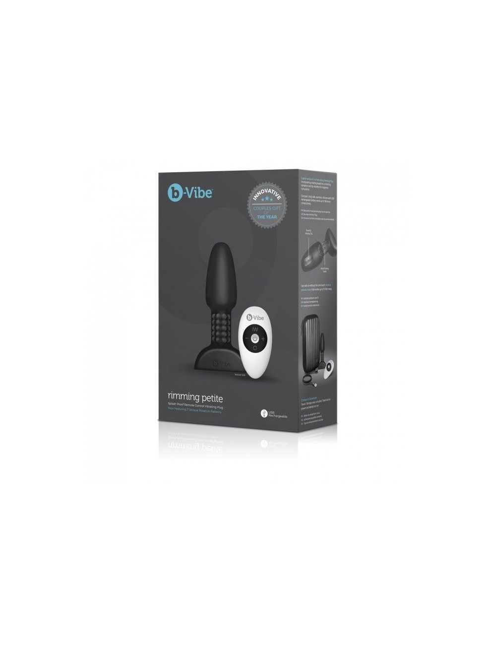 B-VIBE RIMMING PETITE REMOTE CONTROL PLUG BLACK B-VIBE RIMMING PETITE REMOTE CONTROL PLUG BLACK