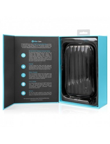 B-VIBE - RIMMING REMOTE CONTROL ANAL PLUG PETITE BLACK
