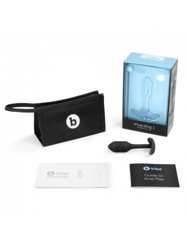 B-VIBE - SNUG PLUG 1 BLACK