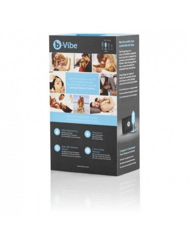 B-VIBE - SNUG ANAL PLUG 3 SKY BLUE