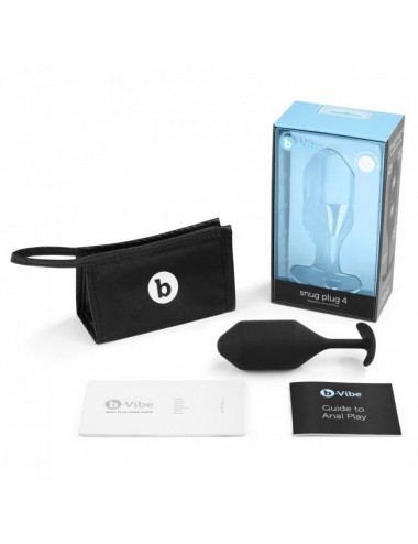 B-VIBE - SNUG ANAL PLUG 4 BLACK
