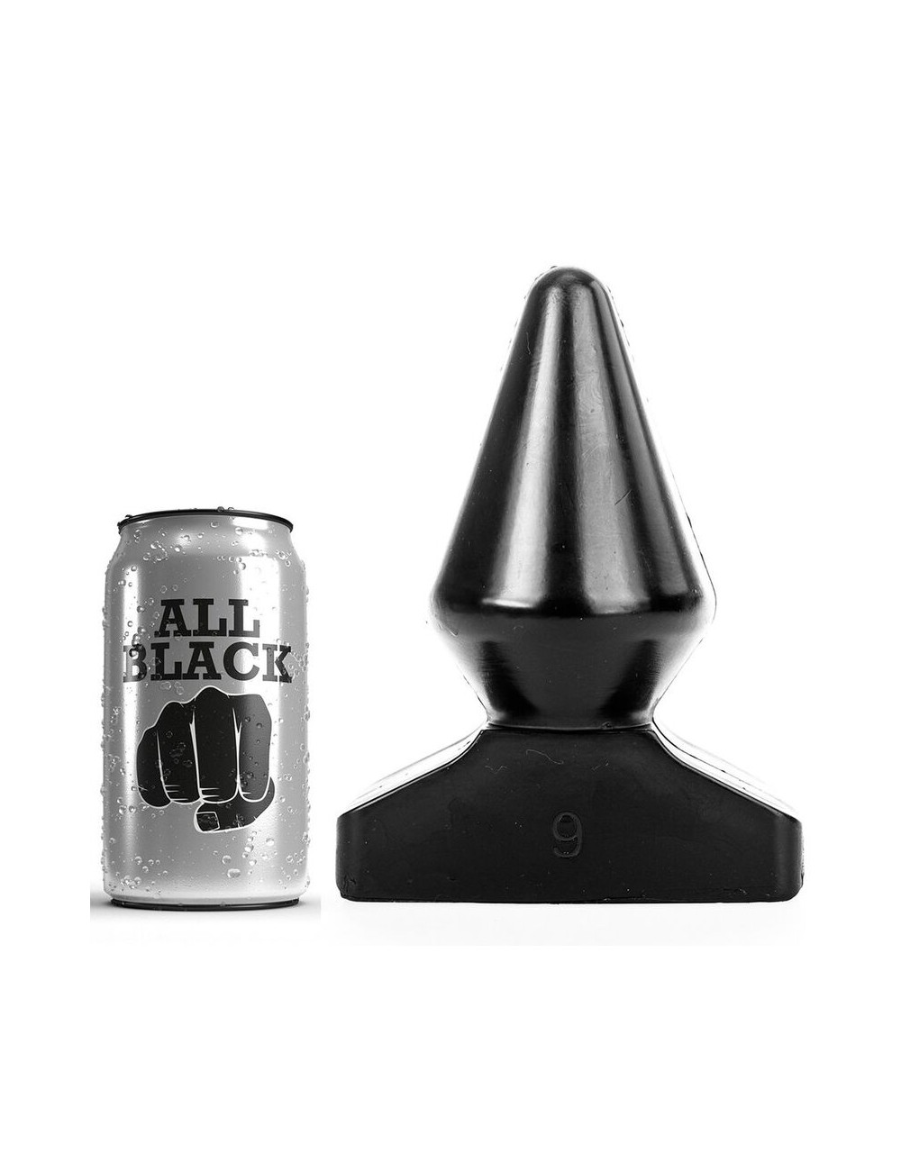 ALL BLACK ANAL PLUG 18