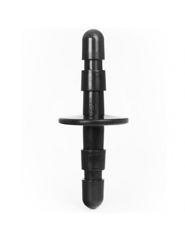 HUNG DOUBLE  SYSTEM ANAL PLUG BLACK