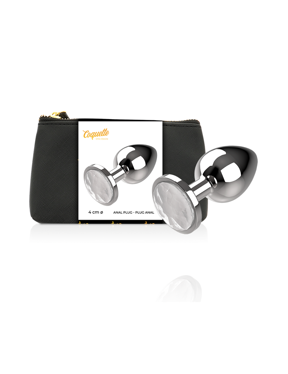 COQUETTE CHIC DESIRE ANAL PLUG METAL WHITE COLOR SIZE L 4 X 9CM COQUETTE CHIC DESIRE ANAL PLUG METAL WHITE COLOR SIZE L 4 X 9CM