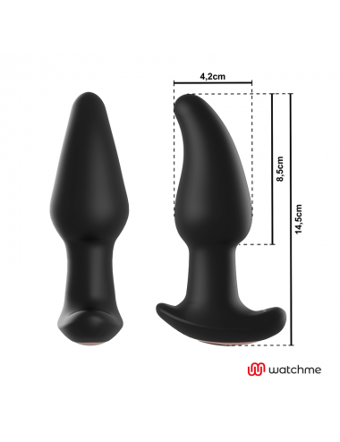 ANBIGUO - WATCHME REMOTE CONTROL ANAL PLUG VIBRATOR WITH ROTATION OF AMADEUS PEARLS