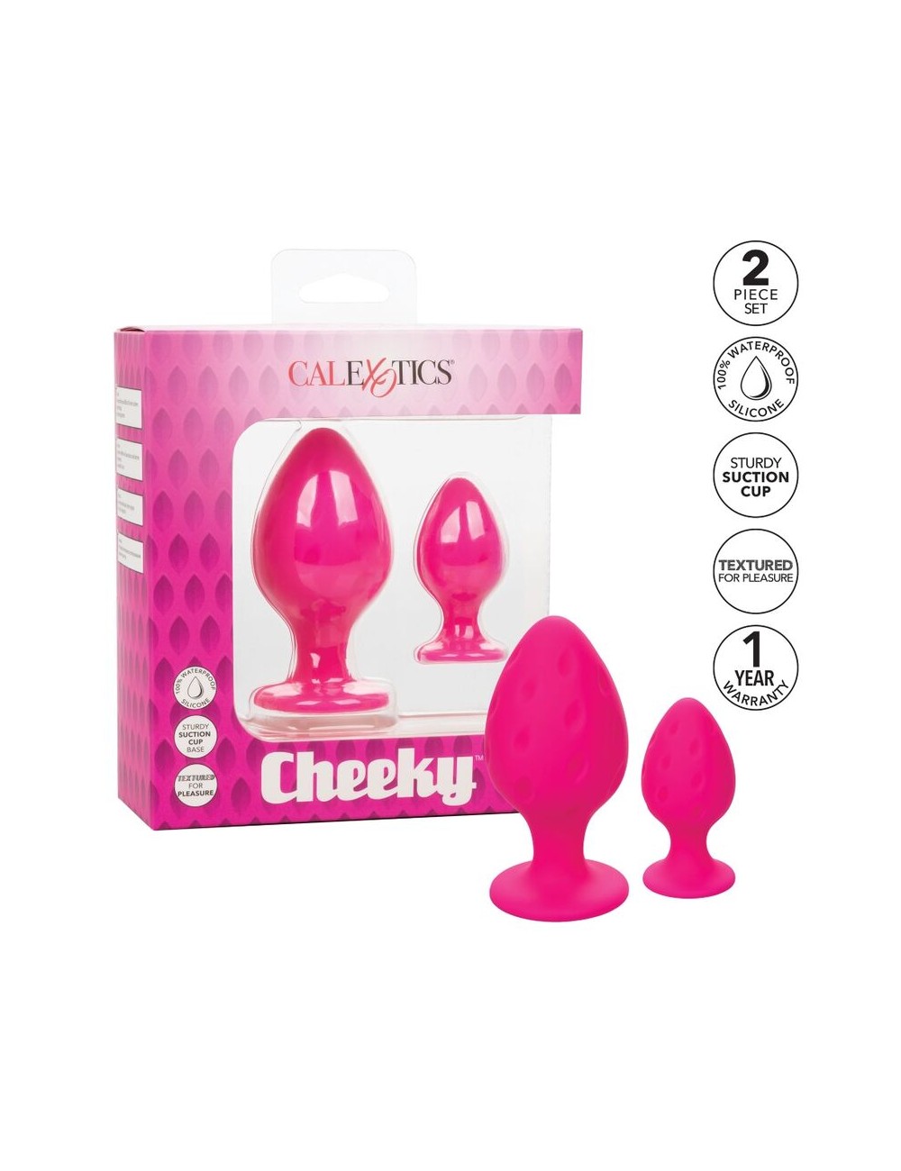 CALEX CHEEKY BUTTPLUG - PINK