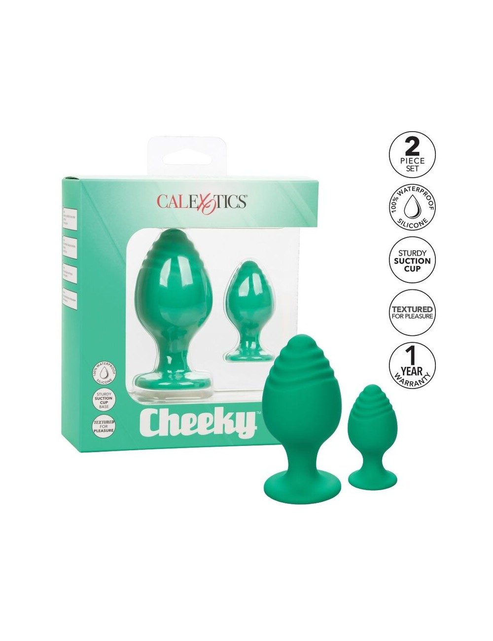 CALEX CHEEKY BUTTPLUG - GREEN