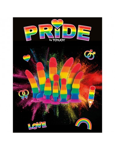PRIDE - LGBT FLAG PLUG HUNK 10.5 CM