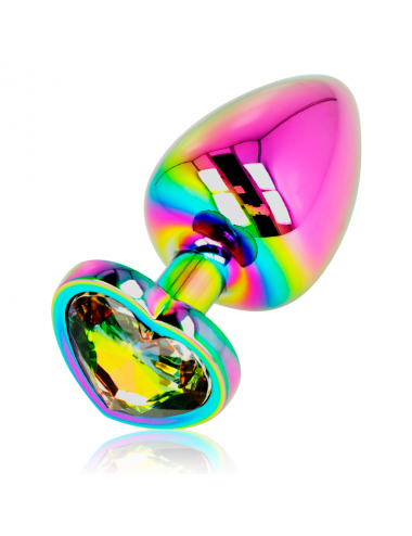 OHMAMA ANAL PLUG IRIDESCENT HEART - LARGE