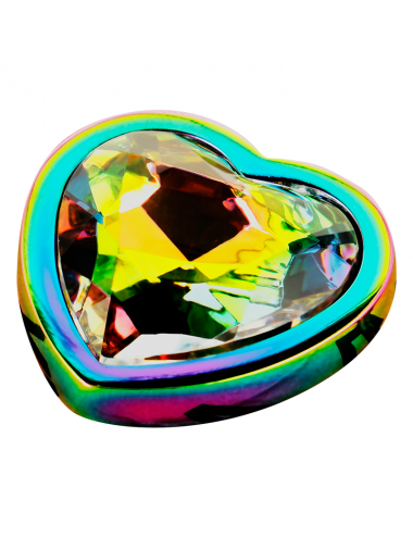 OHMAMA ANAL PLUG IRIDESCENT HEART - LARGE