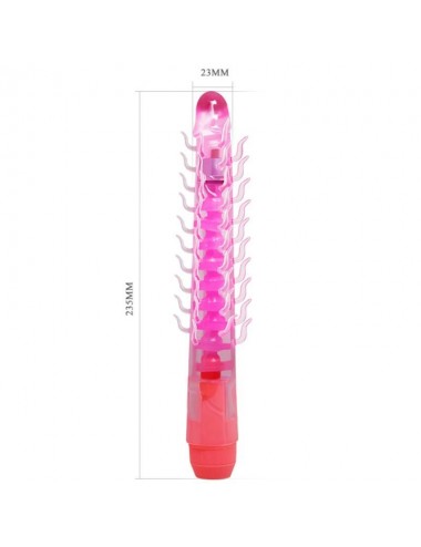 BAILE - FLEXI VIBE SENSUAL SPINE BENDABLE VIBRATING DILDO LILAC 23.5 CM