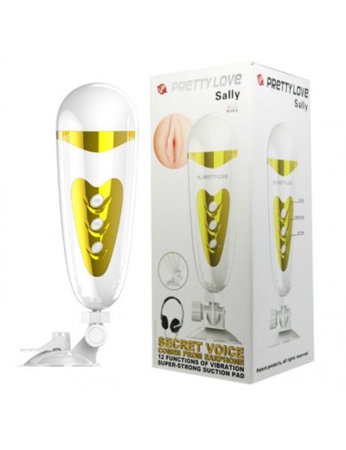 MALE MASTURBATOR WITH SOUND AND VIBRATION SALLY PRETTY LOVE