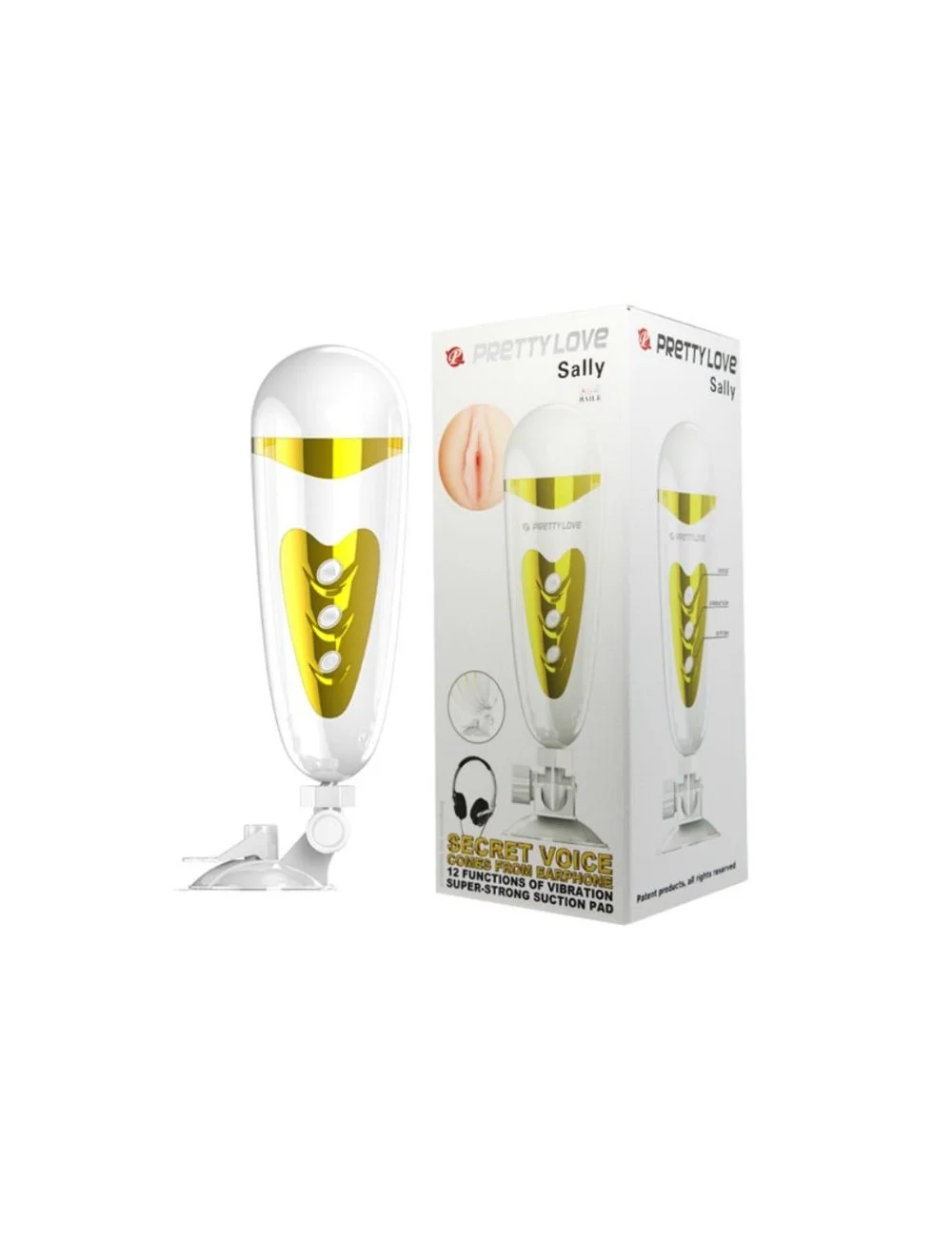 MALE MASTURBATOR WITH SOUND AND VIBRATION SALLY PRETTY LOVE MALE MASTURBATOR WITH SOUND AND VIBRATION SALLY PRETTY LOVE