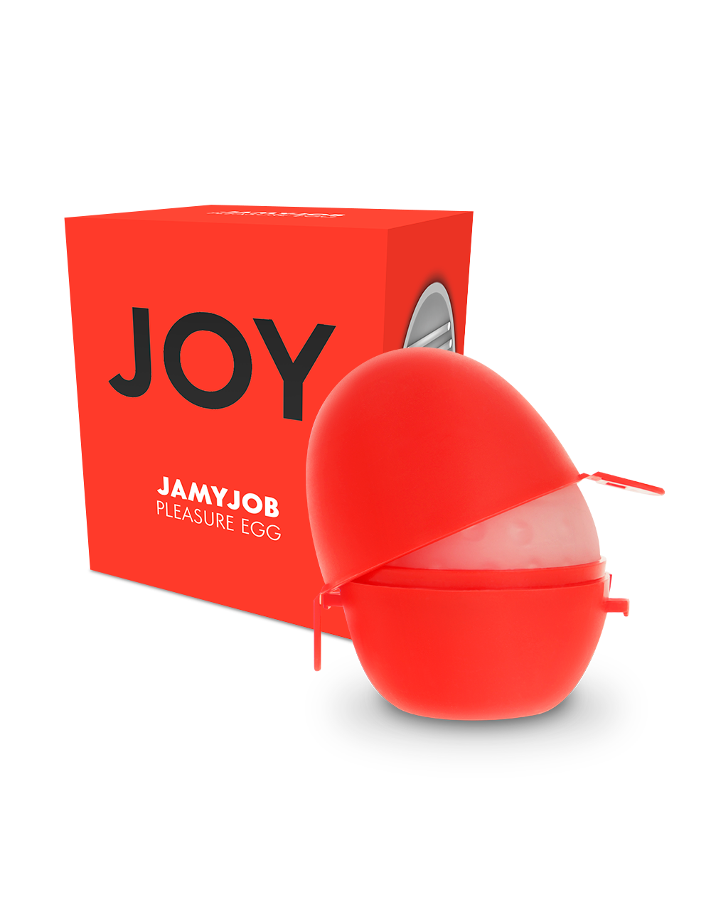 JAMYJOB EGG MASTURBATOR RED VERSION DISCRETT JAMYJOB EGG MASTURBATOR RED VERSION DISCRETT