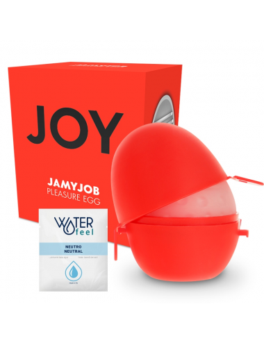 JAMYJOB EGG MASTURBATOR RED VERSION DISCRETT